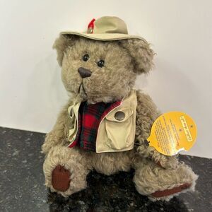 Pickford Bears Brass Button Collectables Tanner  Bear Plush 11”  1997 With Tags